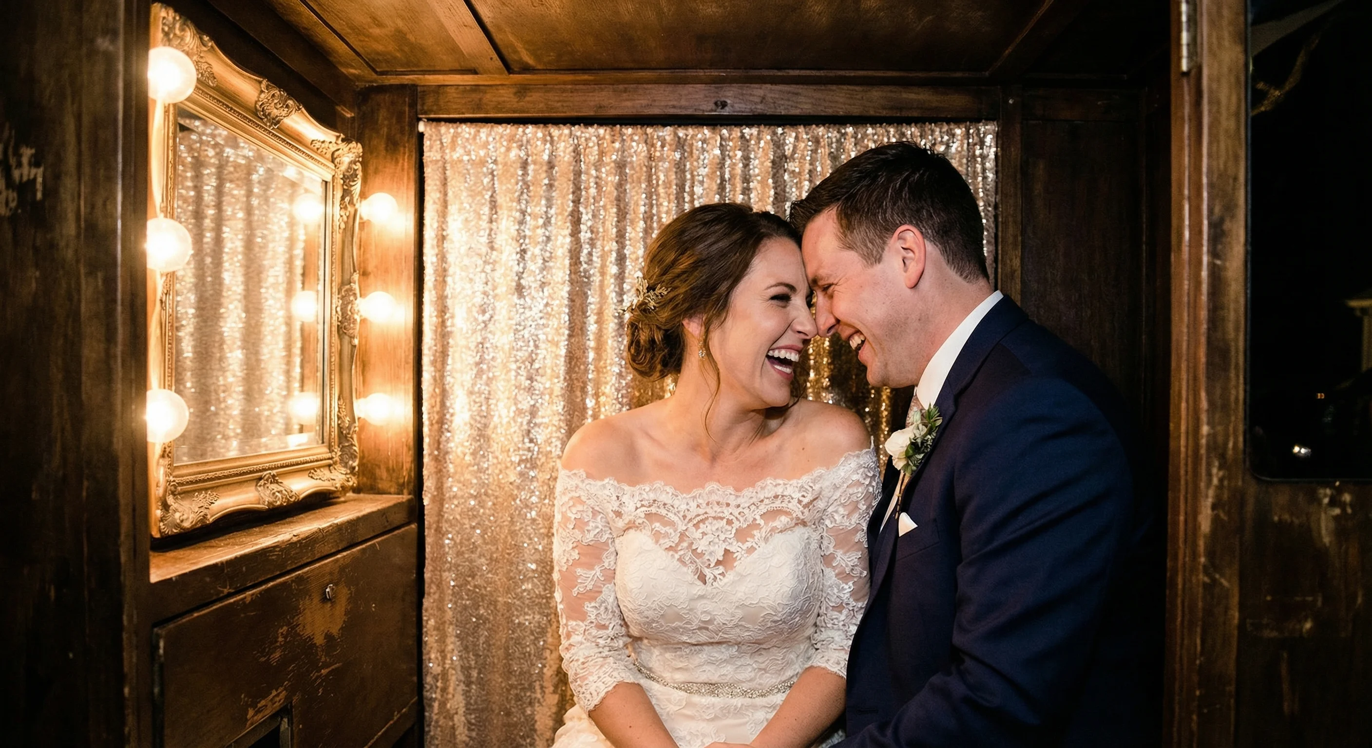 Photobooth mariage Lille - couple élégant