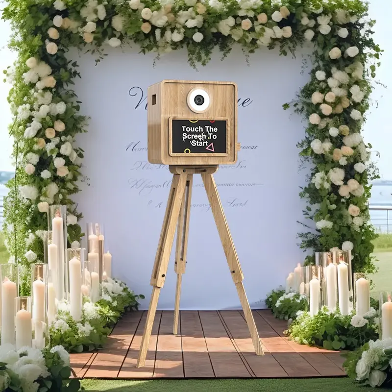 PhotoBooth Premium Pixoo Lille - Borne professionnelle moderne